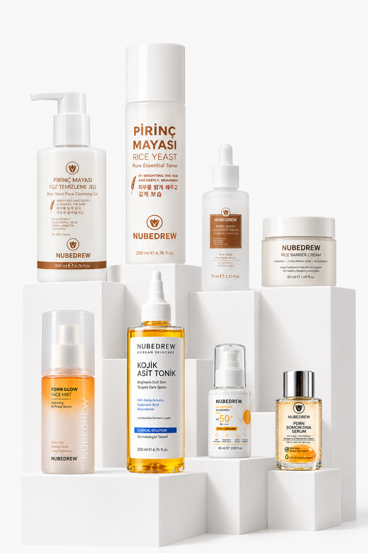 Ultimate Glass Skin Collection Premium 8'li Cilt Bakım Seti Pirinç Mayası, PDRN Somon DNA ve SPF50+