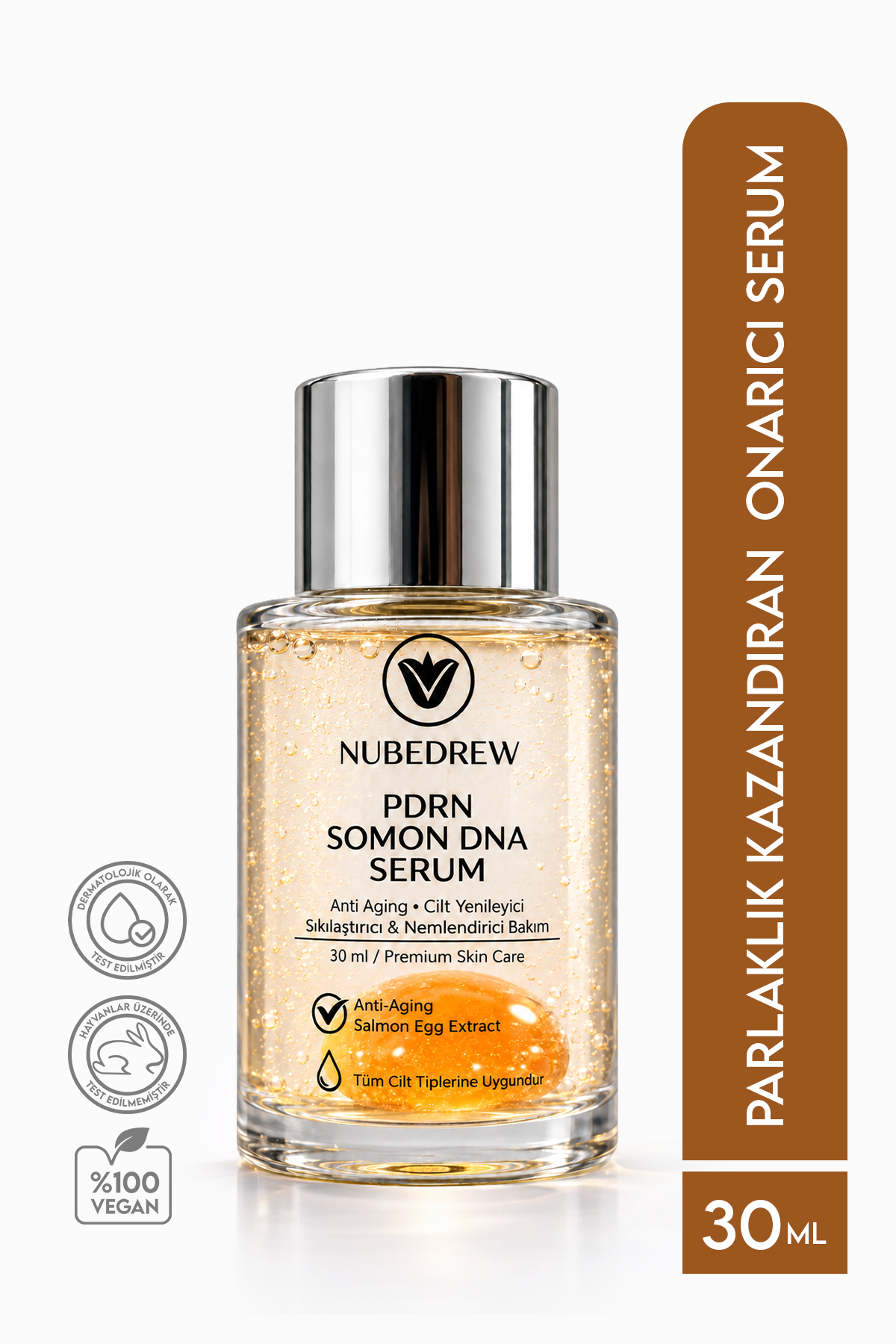 PDRN Somon DNA Serum 30 ml – Cilt Yenileyici, Sıkılaştırıcı & Lifting Etkili Anti Aging Serum