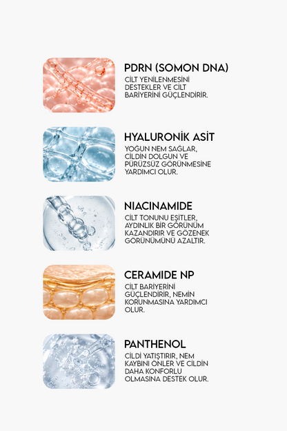 NUBEDREW PDRN Somon DNA Glow Face Mist Tonik 120 ml – Ceramide, Niacinamide ve Hyaluronik Asit İçeren Çift Fazlı Nemlendirici Yüz Spreyi