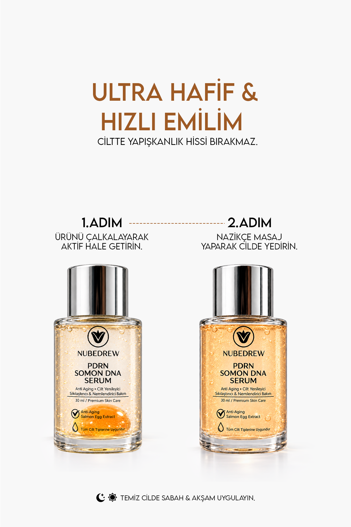 PDRN Somon DNA Serum 30 ml – Cilt Yenileyici, Sıkılaştırıcı & Lifting Etkili Anti Aging Serum