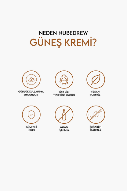 NUBEDREW PDRN Somon DNA & Ceramide SPF50+ PA++++ Güneş Kremi 60 ML  Beyaz İz Bırakmayan, Leke Karşıtı ve Cilt Bariyeri Destekleyici