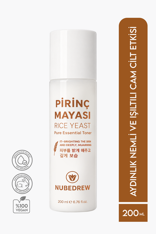 Pirinç Mayası Tonik 200 ml Aydınlatıcı Beyazlatıcı Leke Karşıtı Nemlendirici Bakım Etkili