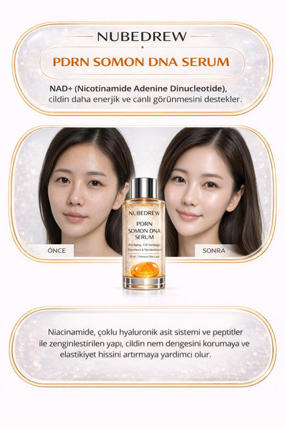 PDRN Somon DNA Serum 30 ml – Cilt Yenileyici, Sıkılaştırıcı & Lifting Etkili Anti Aging Serum