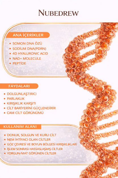 PDRN Somon DNA Serum 30 ml – Cilt Yenileyici, Sıkılaştırıcı & Lifting Etkili Anti Aging Serum