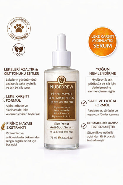 Pirinç Mayası Tonik + Serum 2'li Set Leke Karşıtı, Cilt Aydınlatıcı, Nemlendirici Bakım Rutini