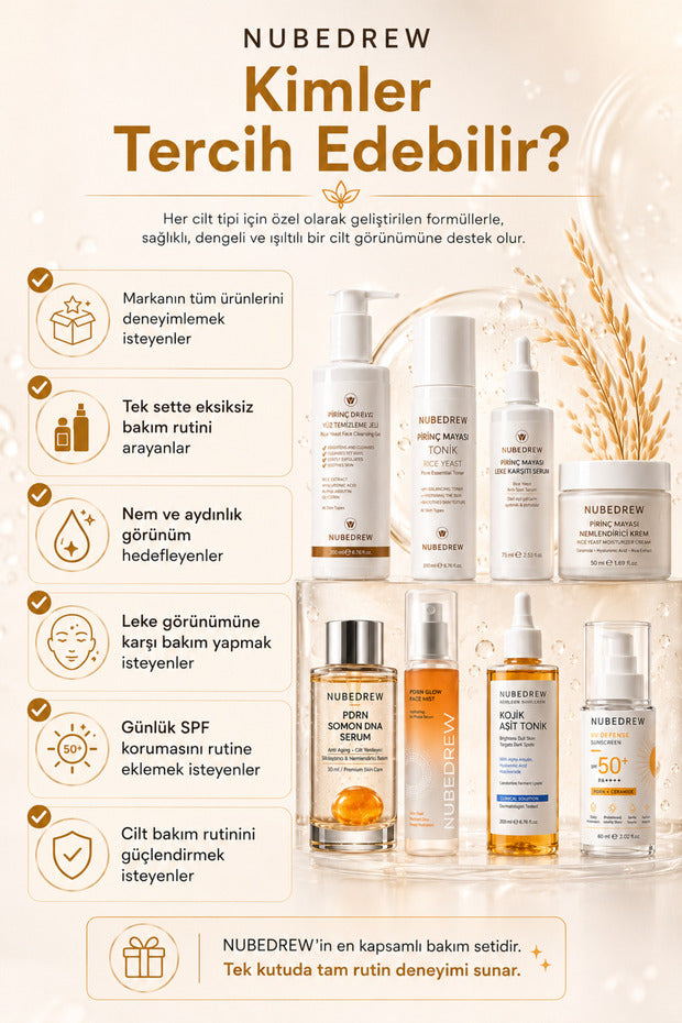Ultimate Glass Skin Collection Premium 8'li Cilt Bakım Seti Pirinç Mayası, PDRN Somon DNA ve SPF50+