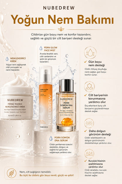 Ultimate Glass Skin Collection Premium 8'li Cilt Bakım Seti Pirinç Mayası, PDRN Somon DNA ve SPF50+
